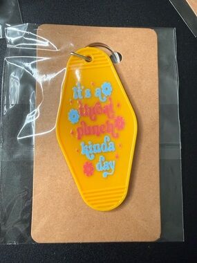 Funny Retro Motel style keychain